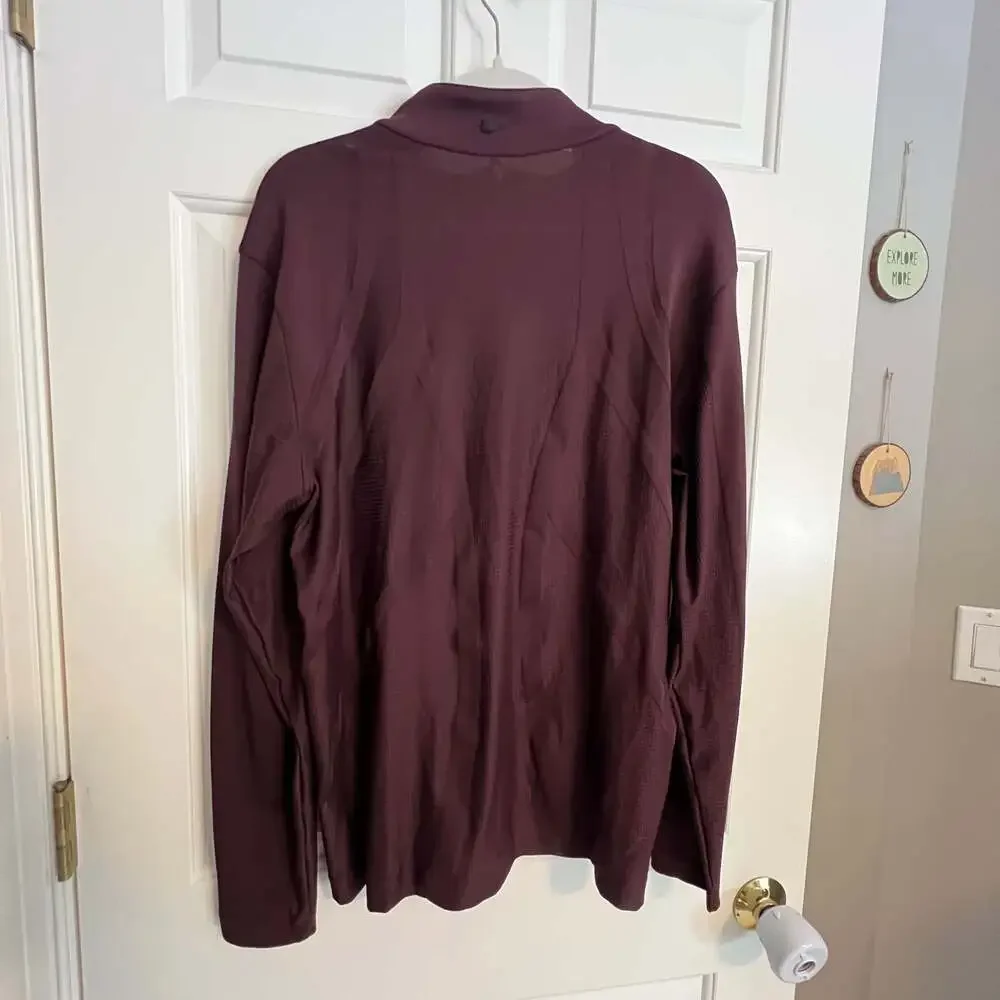 Nike Golf Dri-FIT 1/4‎ Zip Pullover, Burgundy Maroon Athleisure